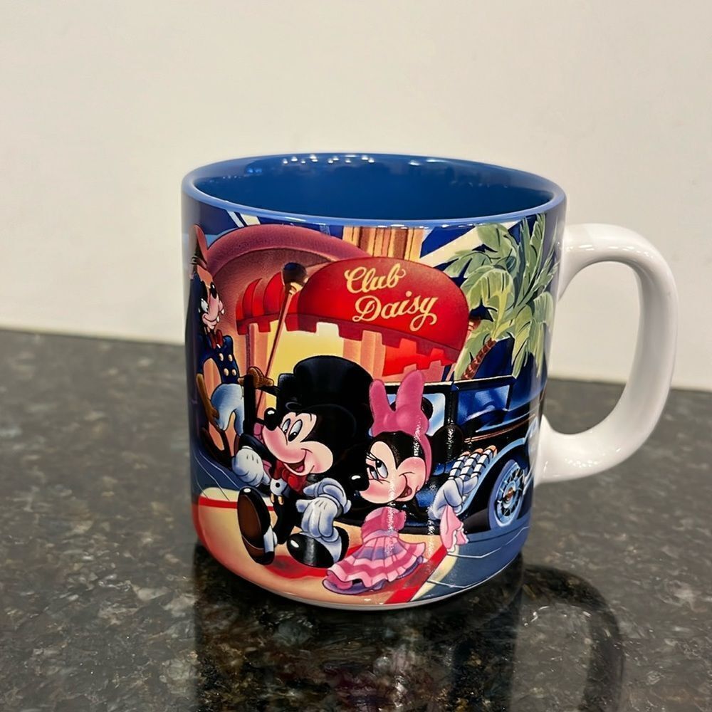 Vintage Disney MGM Studios Club Daisy Coffee Cup Mug 1987 Made In Japan